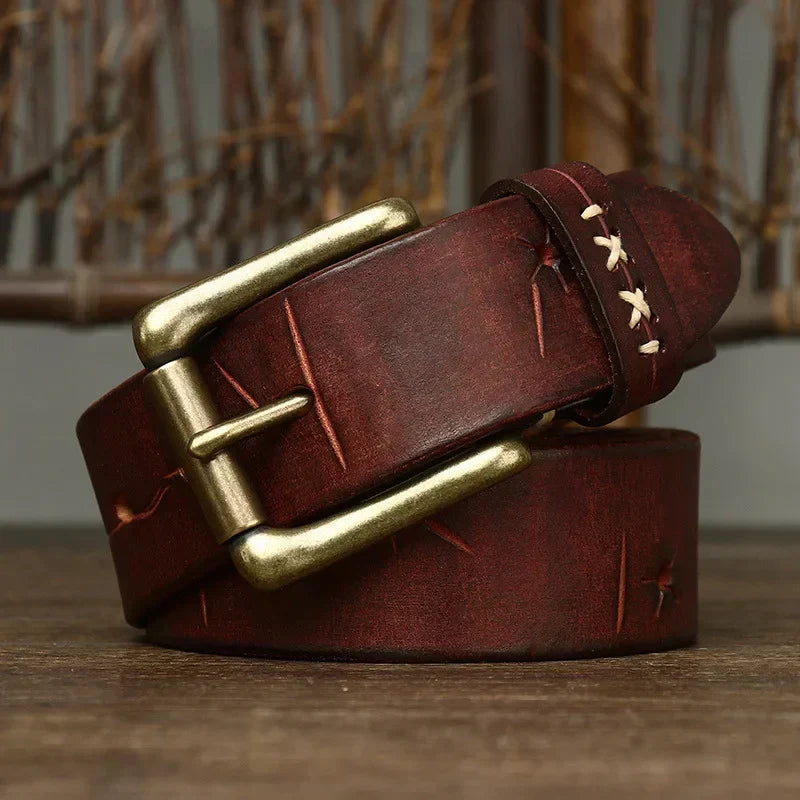 EVEREST FULL-GRAIN LEATHER BELT
