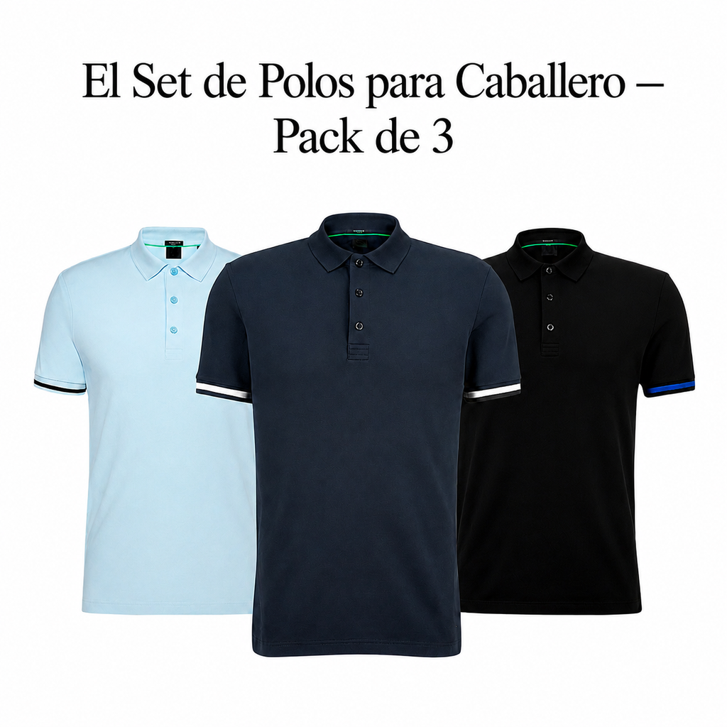 Pack de 3 Polos Clásicos