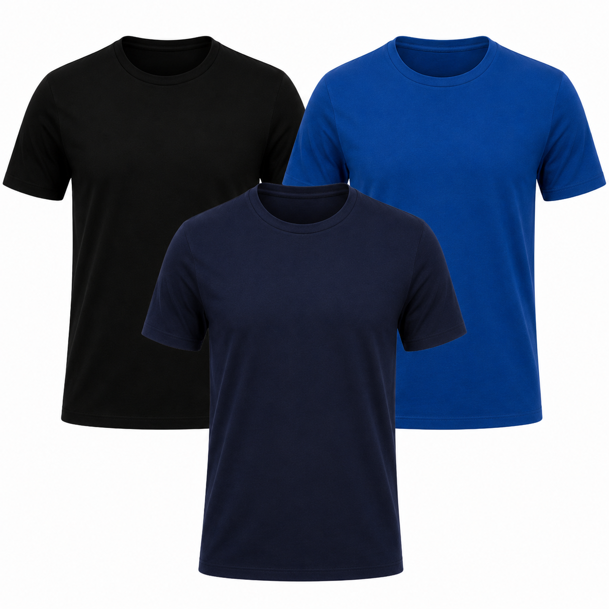 Pack-3 Camisetas Classicas Essenciais