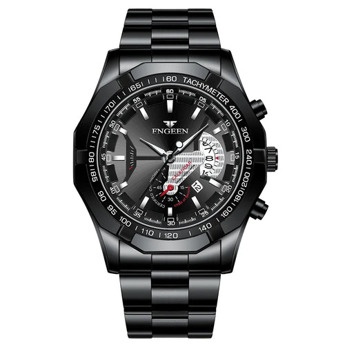 Engeen Men's Automatic Steel Watch – Belgravia Wear