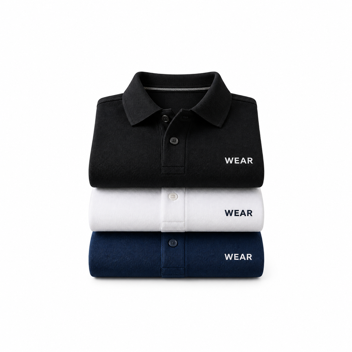 Everyday Essential Polo Shirts – 3-Pack