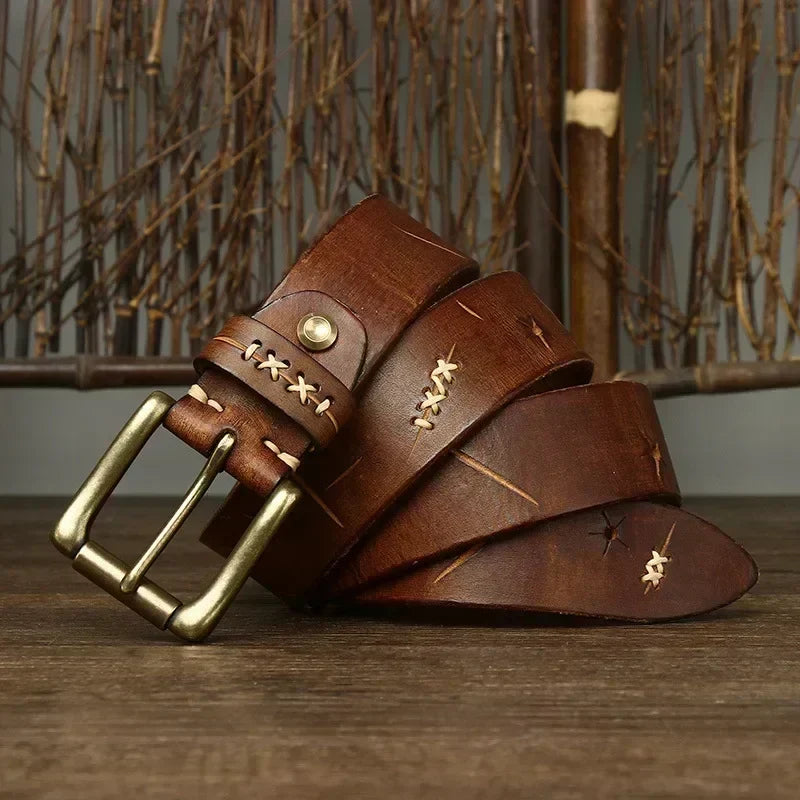 EVEREST FULL-GRAIN LEATHER BELT