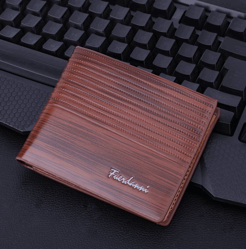 Men's Embossed Multi - Card Wallet - Sanvelier