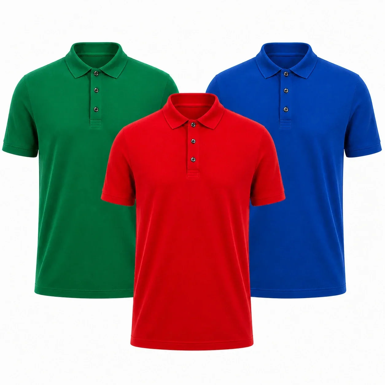 Men's Premium Polo Shirts 3-Pack – view 9