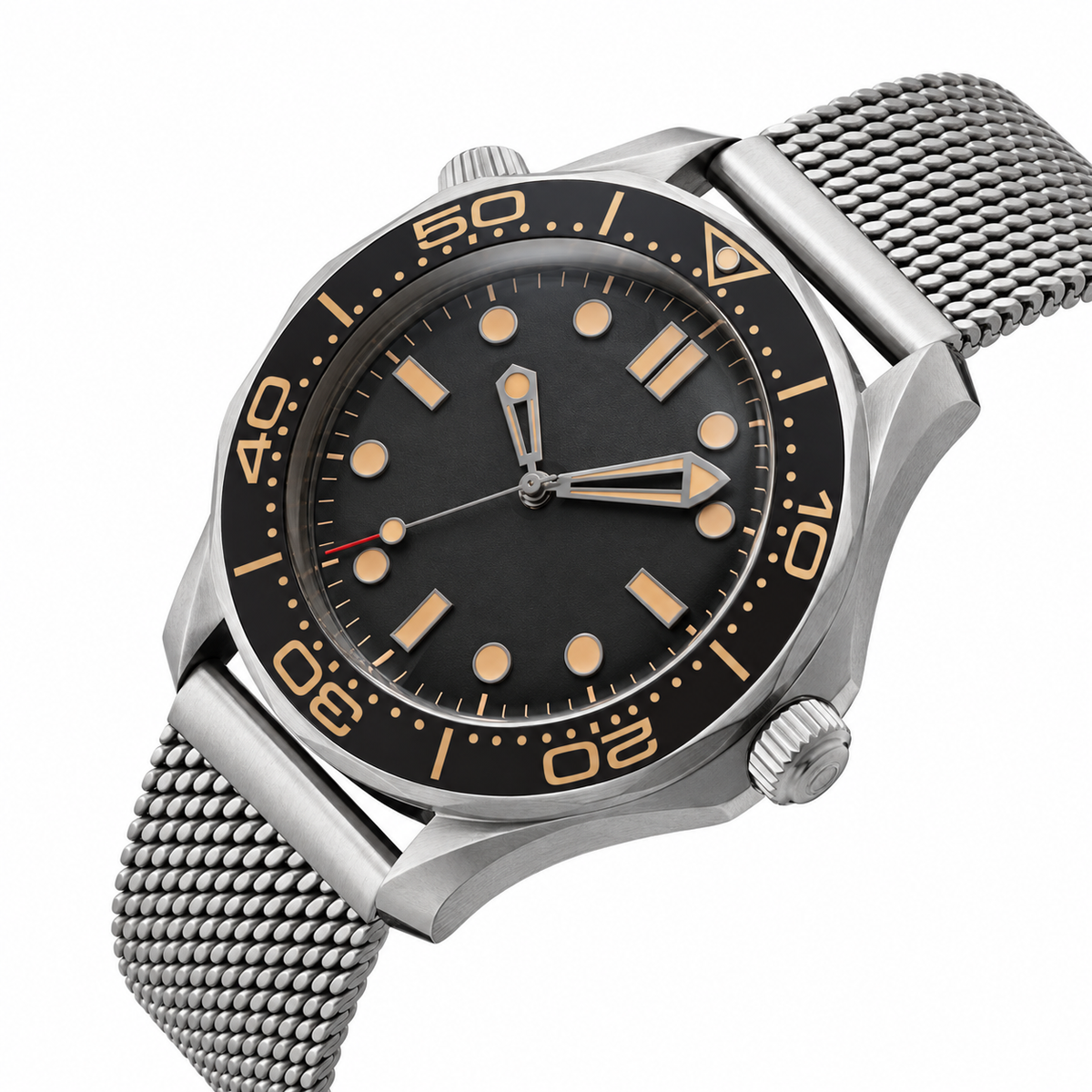 Men's Midnight Steel Diver Watch 300M